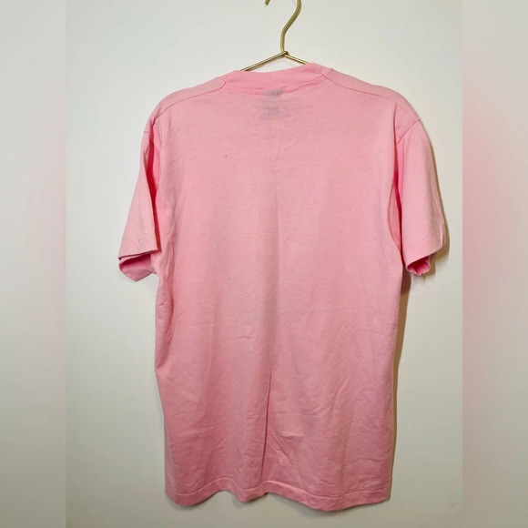 Vintage Hot Shot Tropical Fruit Liquer Pink T Shirt 1990s Unisex - Picture 8 of 8